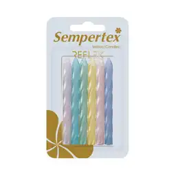 Sempertex Velita Espiralada Colores Pasteles