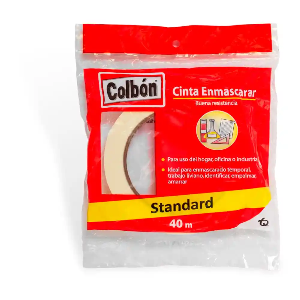 Cinta Enmascarar Colbon 18 Mm X 40 M