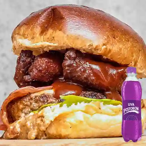 Combo Hamburguesa Costilluda + Postobon Uva 400 ml