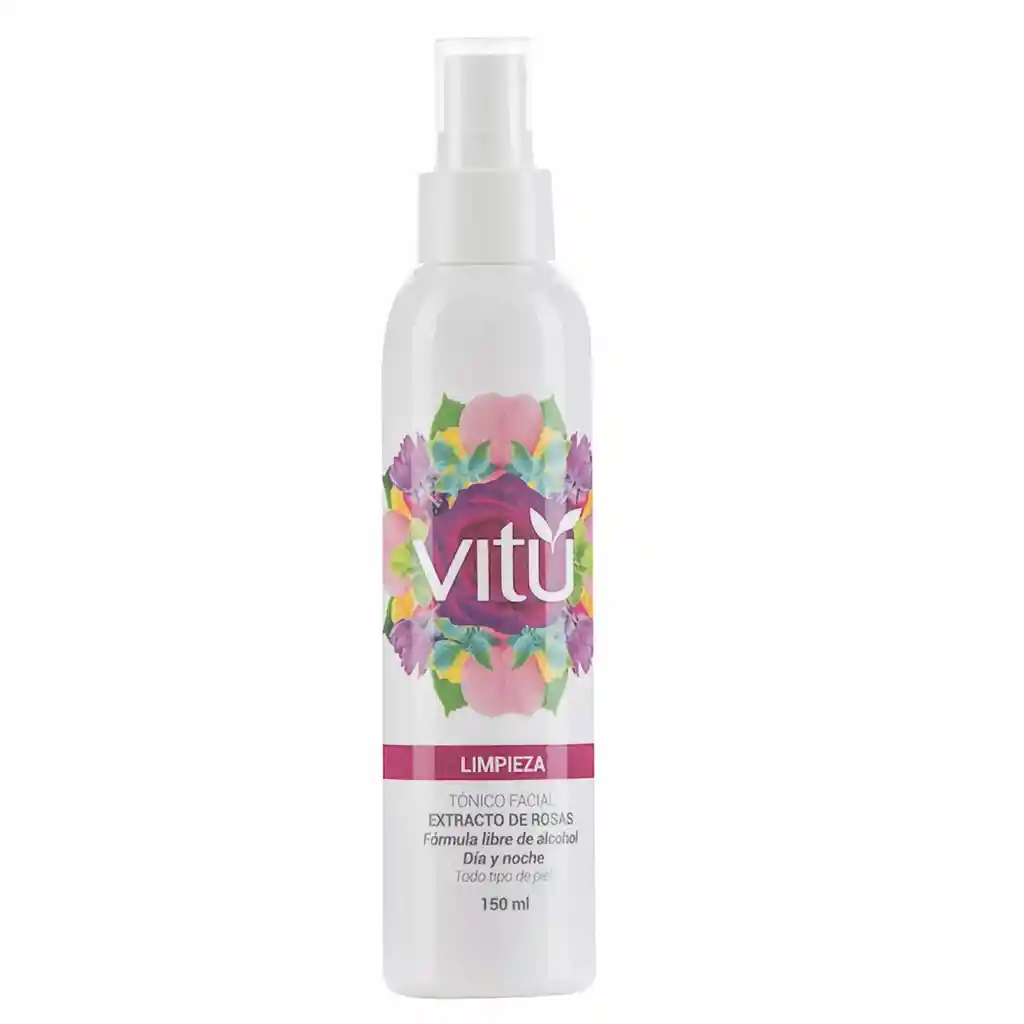 Vitu Tonico Facial Extracto De Rosas 150 Ml