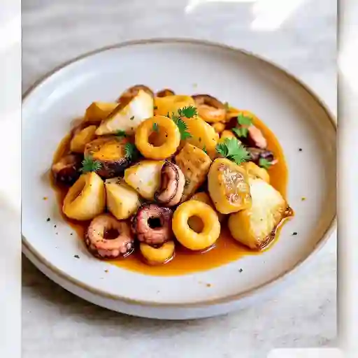 Yakimeshi mix de mariscos