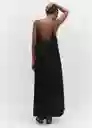 Vestido Patricia-W Negro Talla XL Mujer Mango