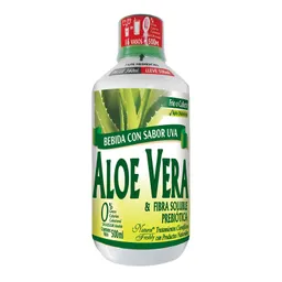 Natural Freshly Bebida de Aloe Vera Sabor a Uva