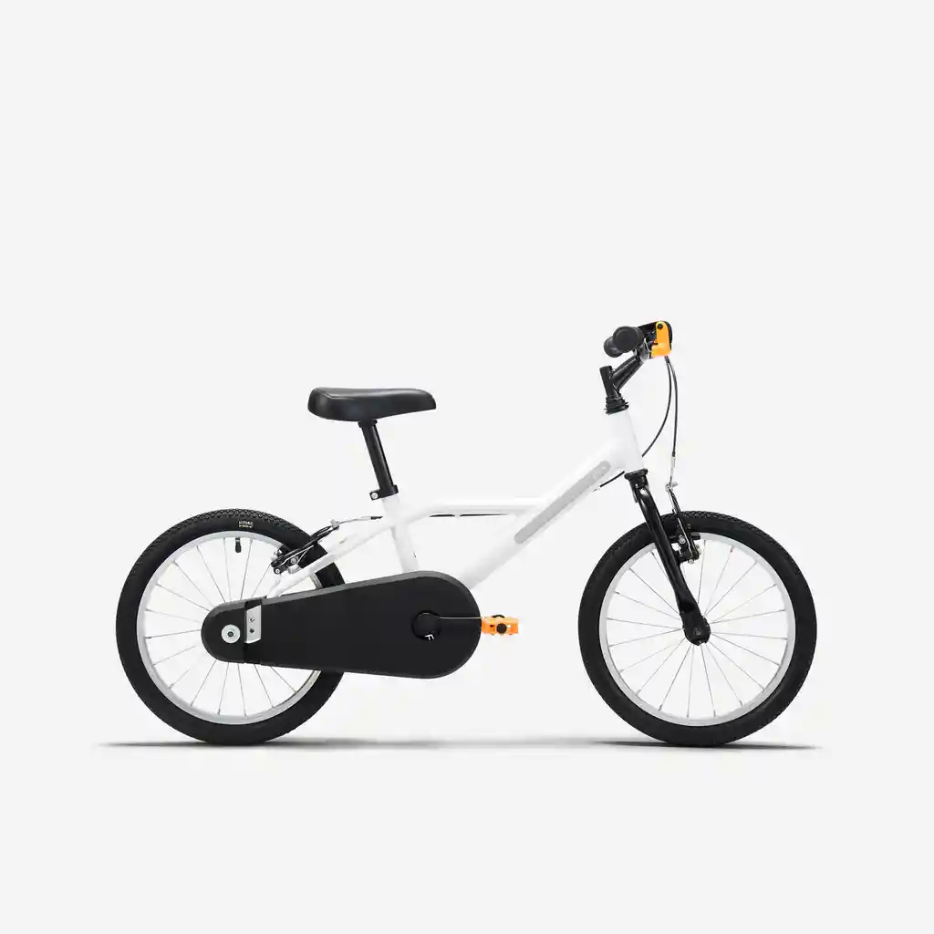 Bicicleta Discover 100 Niños 4-6 Años Blanco 16 Pulgadas