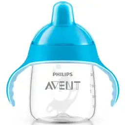 Avent Vaso Pingüino Entrenador Capacidad de 9 Oz 12M+ Azul