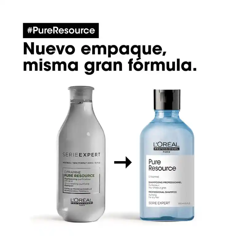 Loreal Paris Shampoo Pure Resource Serie Expert