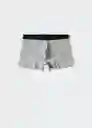 Boxer Trunkfa Blanco Talla S Hombre Mango