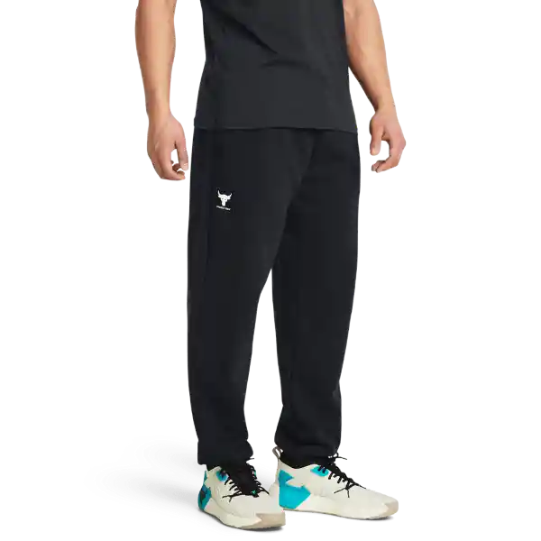 Under Armour Pantalón Rock Hwt Terry Jgr Lifestyle Negro LG