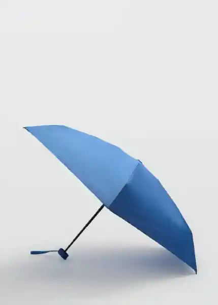 Paraguas Mini Azul Talla 99 Mujer Mango