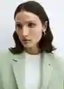 Blazer Americana Sevilla Verde Pastel Talla S Mujer Mango
