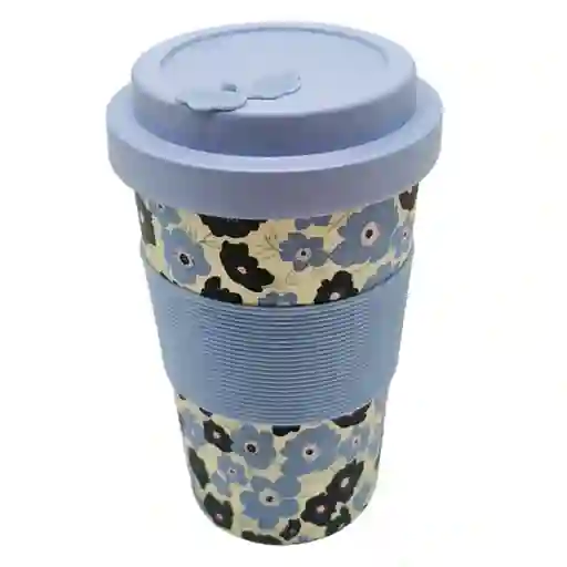 Eco Bamboo Kitchenware Mug Floral 400 mL