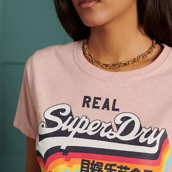 Superdry Camiseta Tee Femenino Talla M