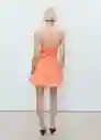 Vestido Rumba Naranja Talla XS Mujer Mango