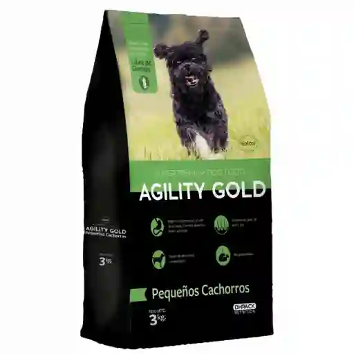 Agility Gold Alimento para Perros Pequeños Cachorros 