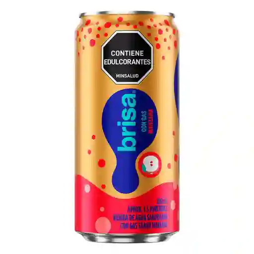 Agua Brisa Bebida Con Gas Sabor a Manzana (269 Ml)