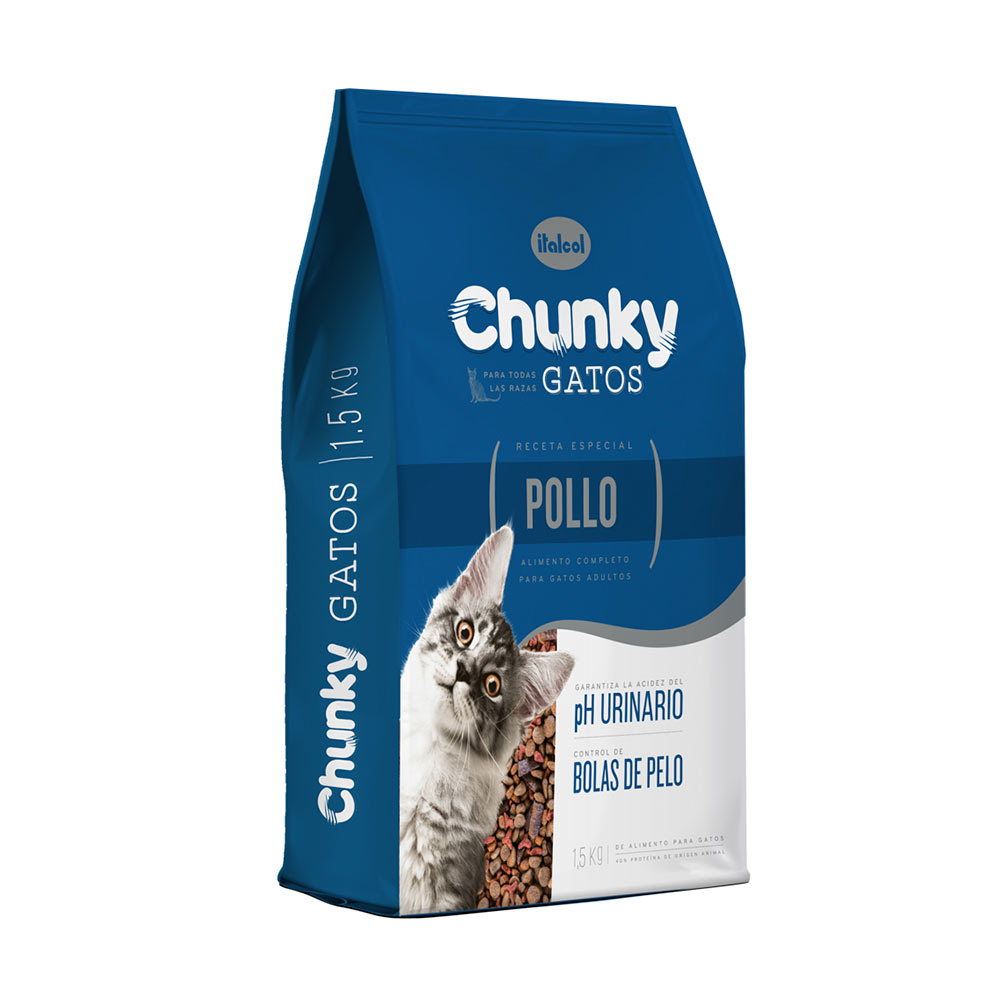 Chunky Alimento para Gato Sabor Pollo 1500 g