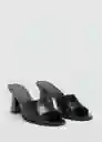 Sandalias Polo Negro Talla 37 Mujer Mango