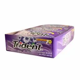 Trident Chicle Sin Azúcar Mora Azul