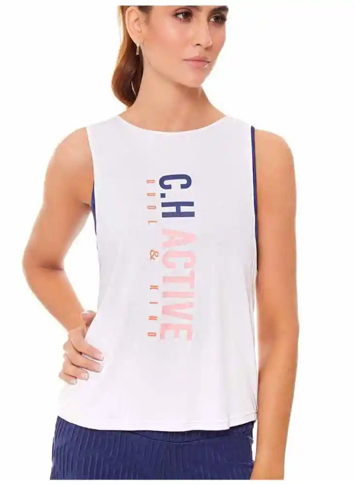 Camiseta Manga Sisa Mujer S-blanco