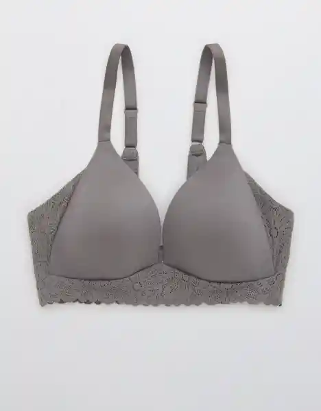 American Eagle Brasier Sunnie Blossom Gris Cáscara Talla 36B
