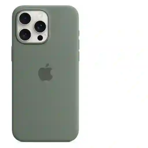 Apple Funda de Silicona Magsafe Para iPhone 15 Pro Max Ciprés