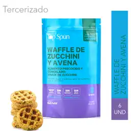 Top Spun Waffle de Zucchini y Avena