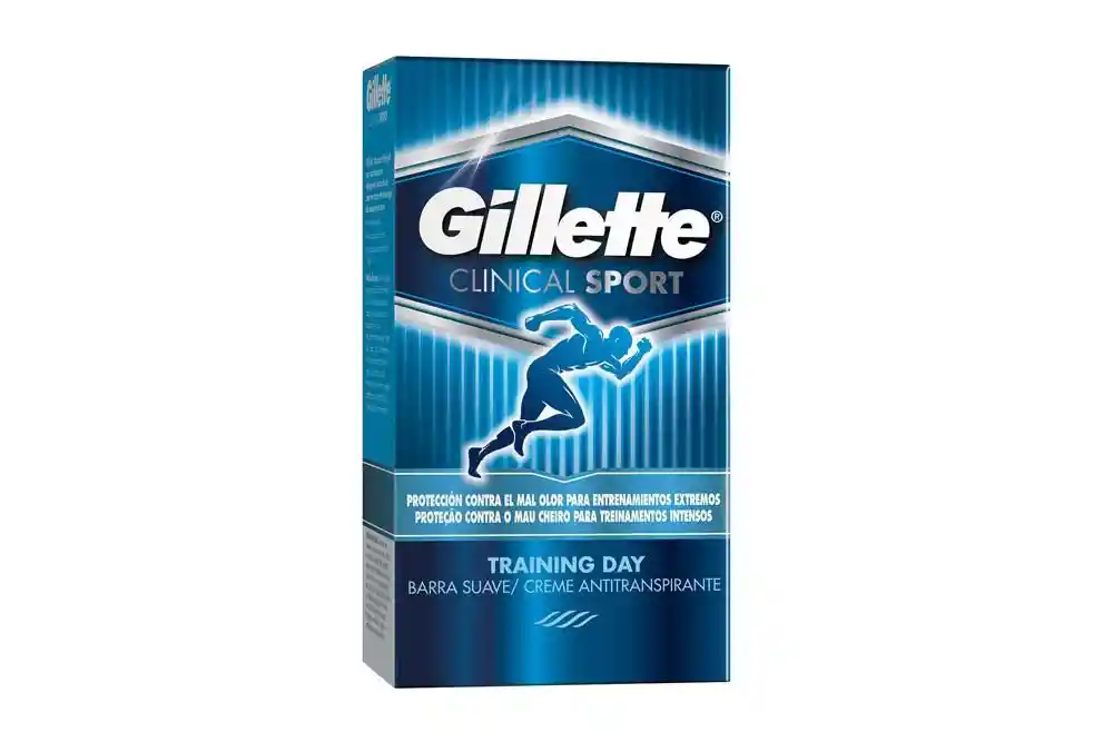 Gillette Antitranspirante Training Day Clinical Sport en Barra