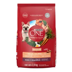Comida para perro Purina One adultos minis y pequeños Pollo y Salmón X 3,5kg