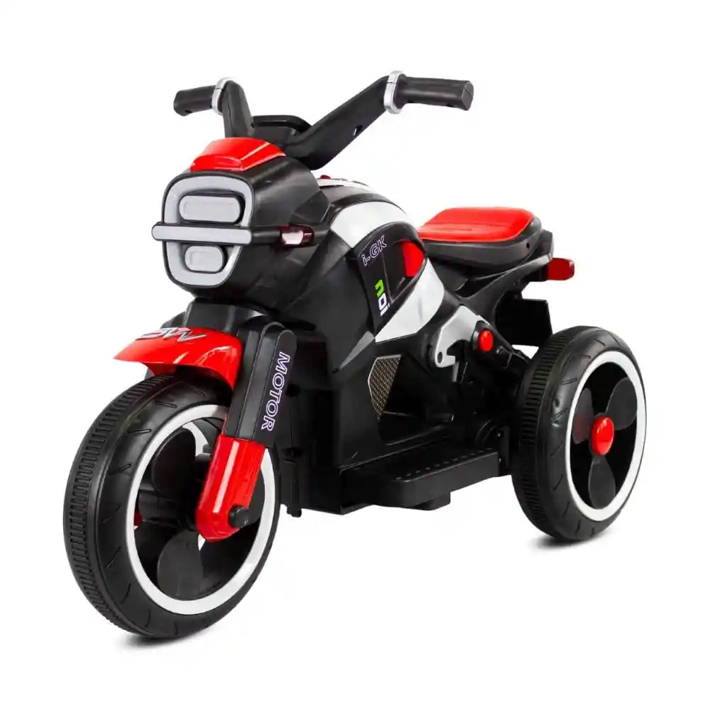 Moto Montable Eléctrica Para Niños Galaxy Rojo 6 Voltios Prinsel