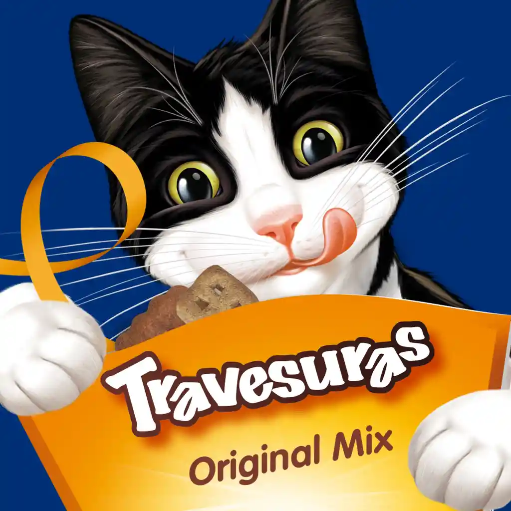 Snack para gatos adultos de todas las razas Purina Felix Travesuras sabor a Pollo, Hígado y Pavo x 60gr