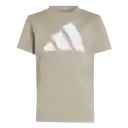 Adidas Camiseta Manga Corta Tee 160 de Niño Beige Talla L