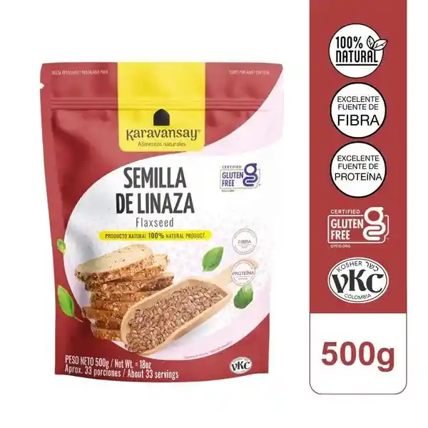 Karavansay Semilla de Linaza Flaxseed
