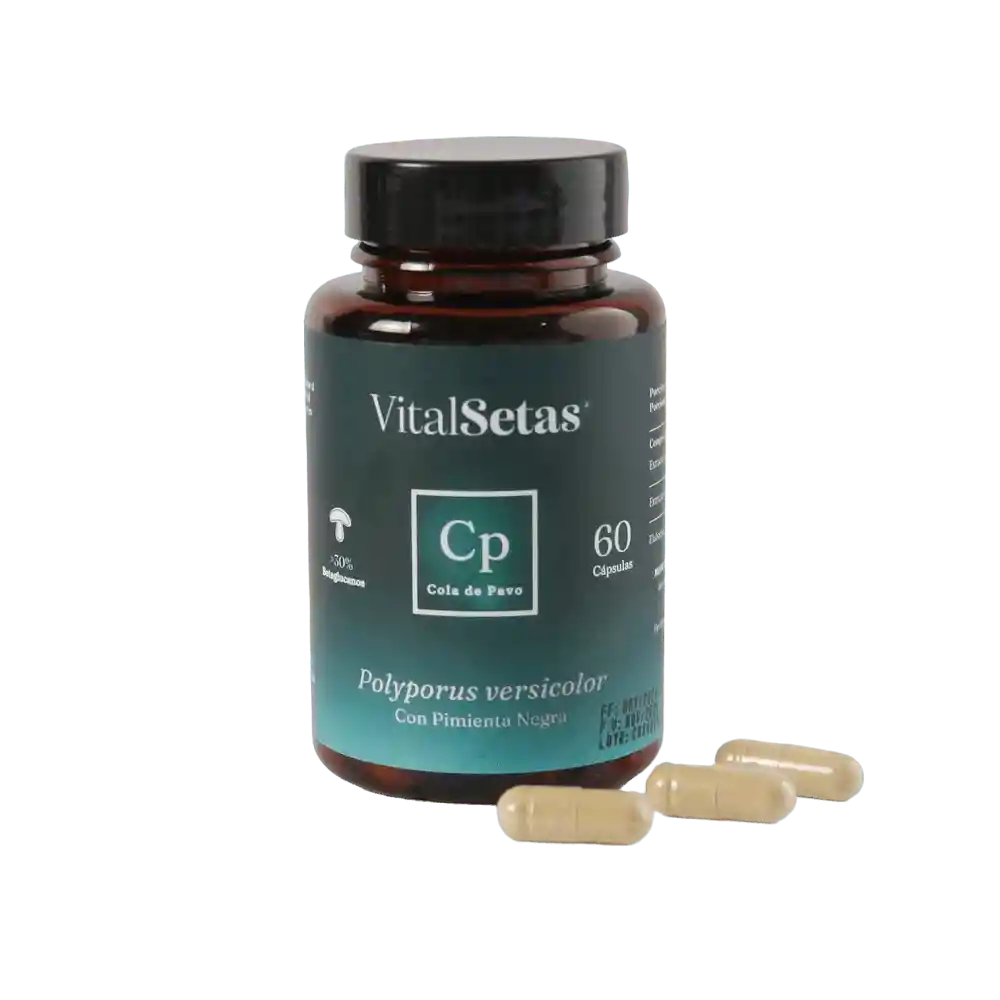 Capsulas Vitalsetas Cola de Pavo Pimienta Negra X 60