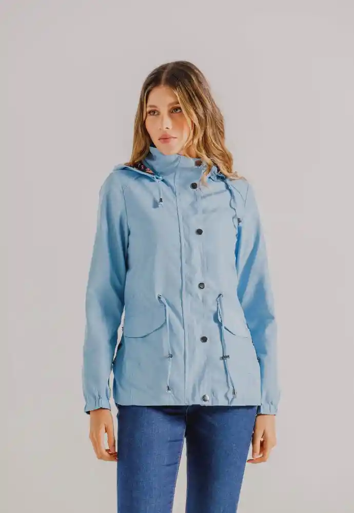 Chaqueta Reversible L-azul