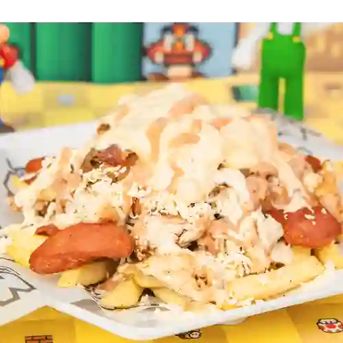 Salchipapas Mario Bross