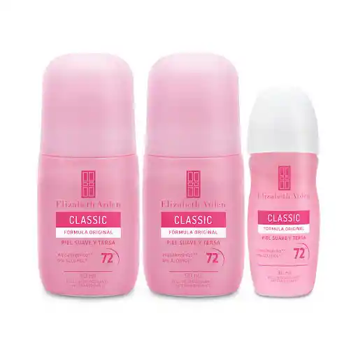 Desodorante Elizabeth Arden Classic 72 Hrs Roll On y X 2 Und