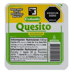 Colanta Queso Fresco Semiblando Graso