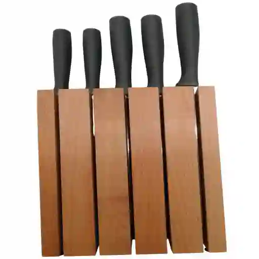 Setx6cuchillos+porta Cuchillos Finlandek Kt190067s
