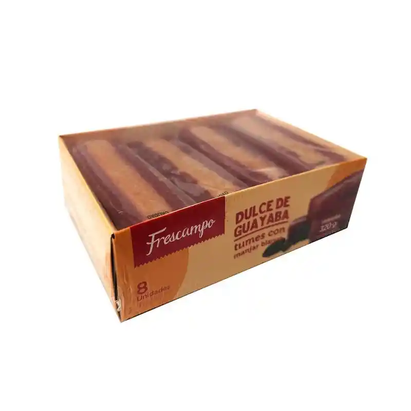 Frescampo Dulce de Guayaba Tumes con Manjar Blanco