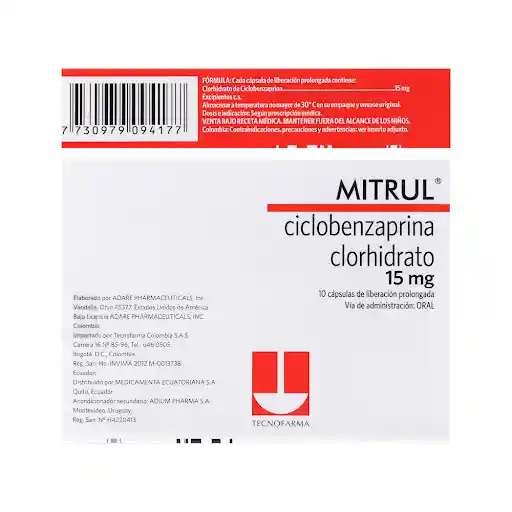 Mitrul (15 mg)