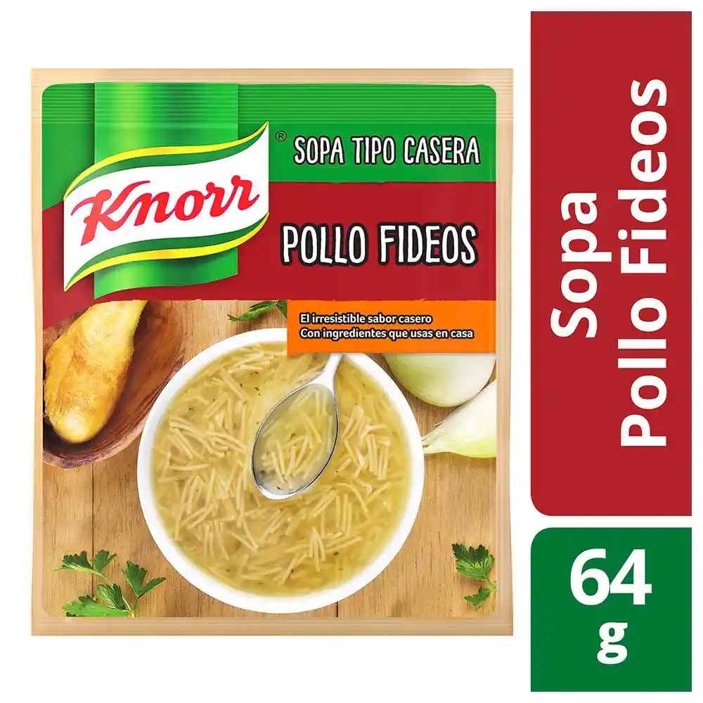 Knorr Sopa Tipo Casera Sabor Pollo con Fideos