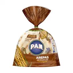 Pan Arepas Artesanales de Maíz Extradelgadas