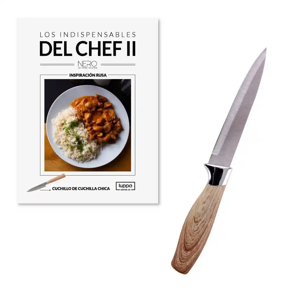 T5 Cuchillo de Cuchilla Chica + Libro Luppa