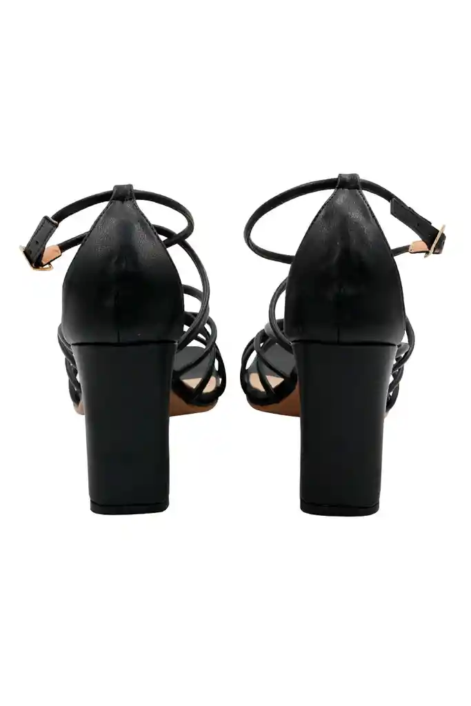 Sandalia Tacon Negro Lili
