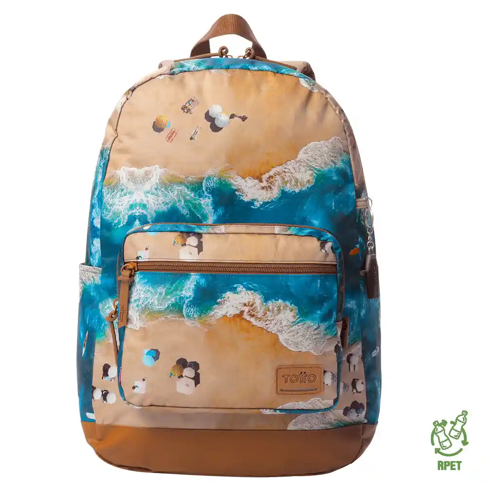 Morral Universitario Porta Pc 14" Tocax Verde Hombre