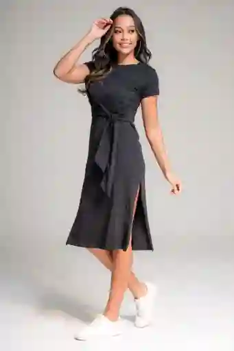 Vestido Roma Color Negro Talla XS Ragged