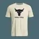 Under Armour Camiseta Rck Payoff Graphc ss Beige MD 1383191-273