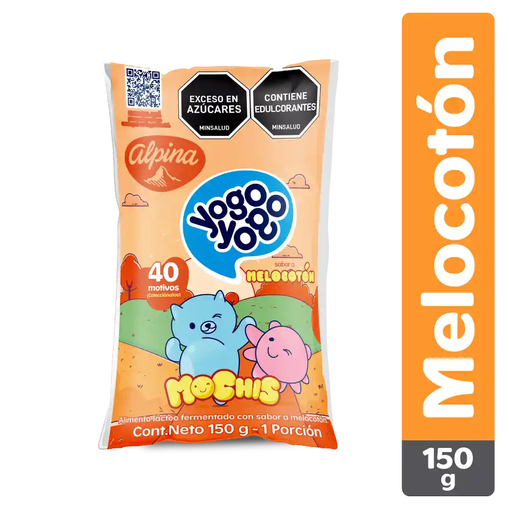 Yogo Yogo Melocotón Bolsa 150g