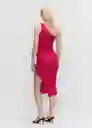 Vestido Asim Fucsia Talla L Mujer Mango