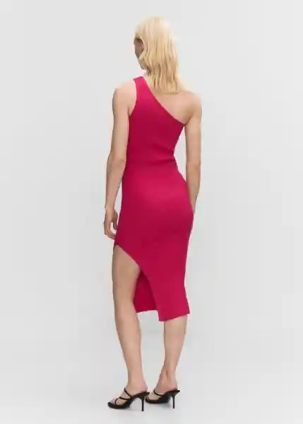 Vestido Asim Fucsia Talla L Mujer Mango